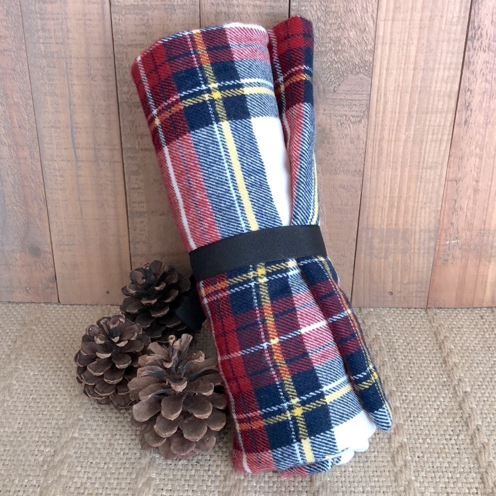 Plaid Throw by Wayside Cabin